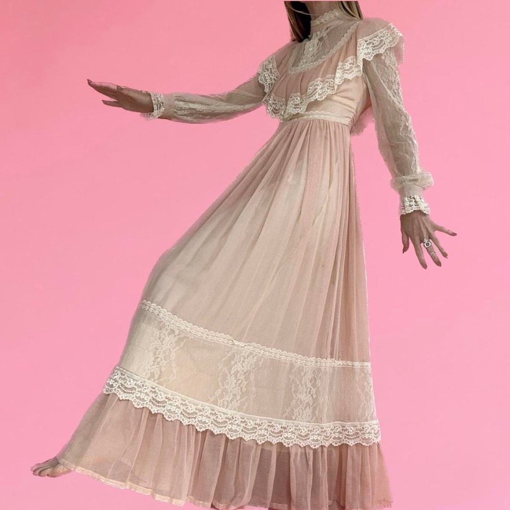 1970s Gunne Sax Prairie Dress - image 2
